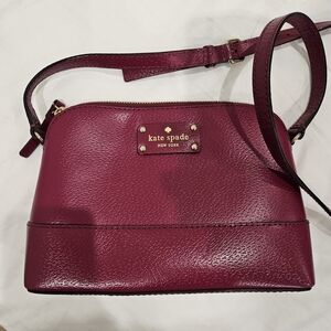 Kate Spade Burgundy Crossbody Bag